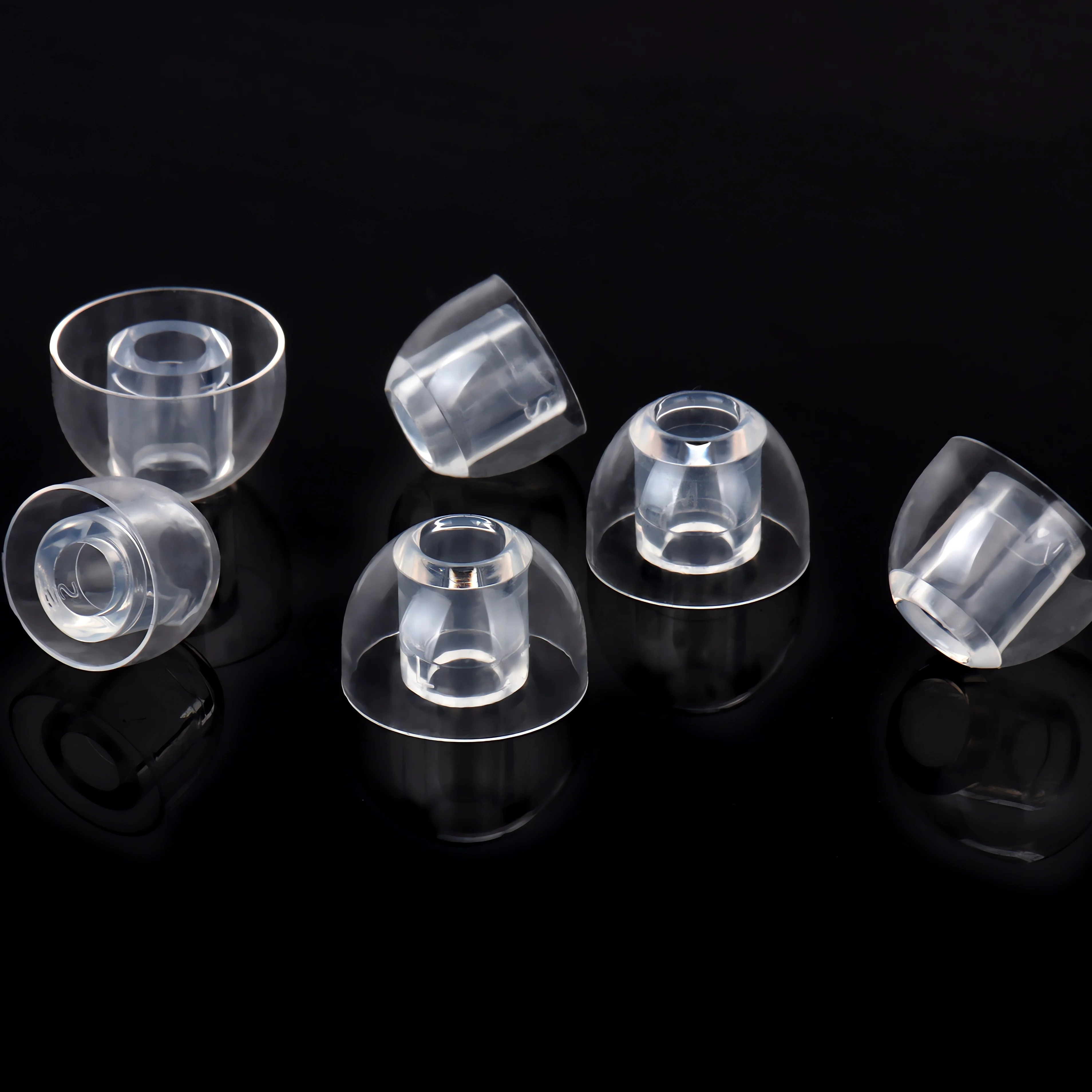 TWISTURA Stars 이어팁 크리스탈 클리어 액체 실리콘 이어팁 SML-3쌍