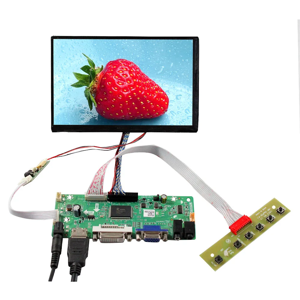 

Hd-Mi Dvi Vga M.Nt68676.2A Board Lcd Monitor Electronic Display 7" N070Icg-L21 1280X800 Lcd Screen Module