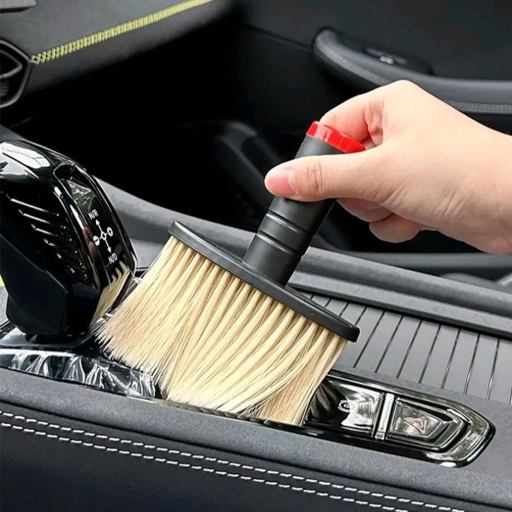 

1Pc Car Wash Brush Dust Remover Car Air Conditioner Outlet Dust Removal Brush Soft Bristles Brushes Universal Car Cleaning Tools