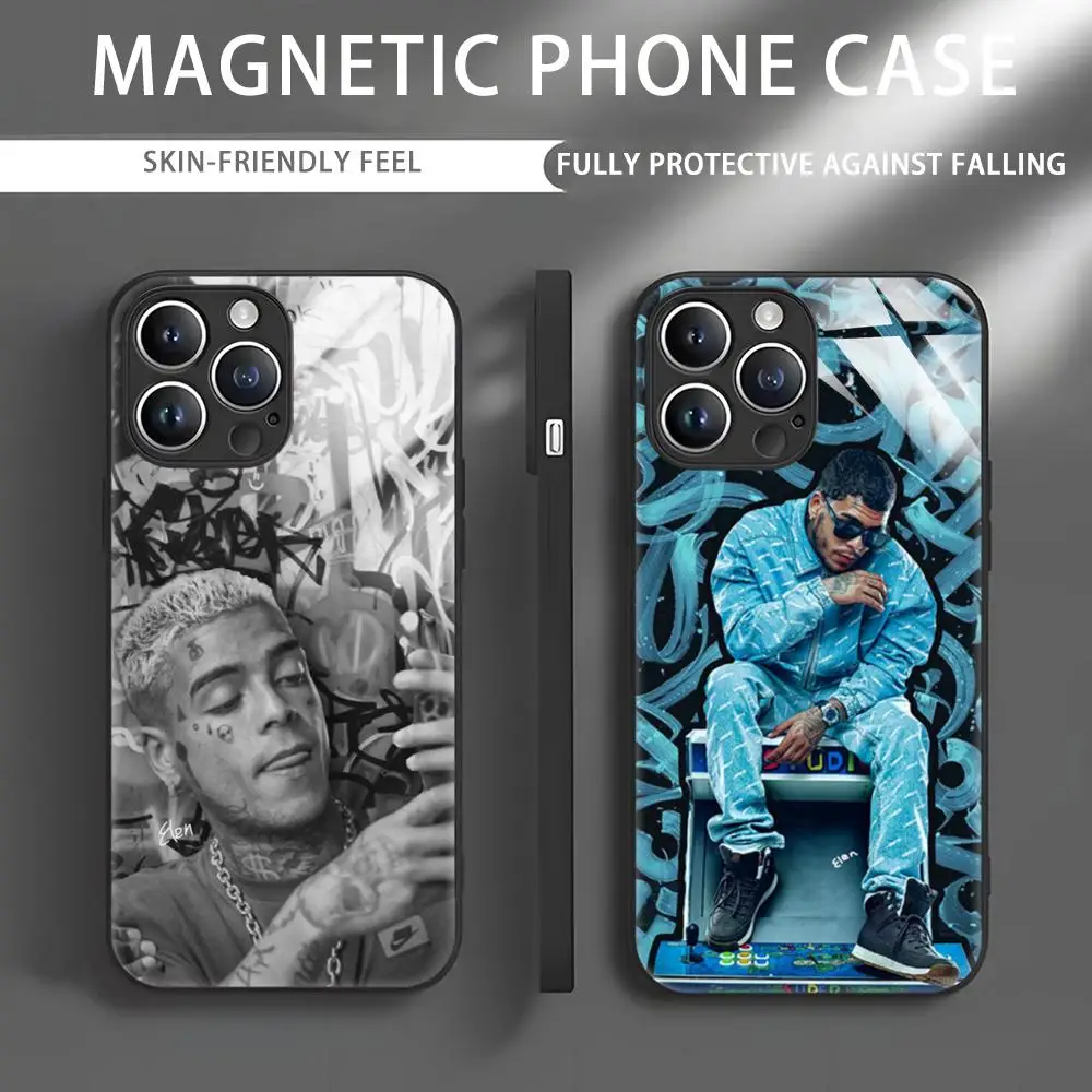 Mc-Kevinsn Pula-Catracas Phone Case For iPhone 15 14 13 12 11 X XR XS XSMAX 8 7 Plus Mini Pro Max Glass Magnetic Phone Case