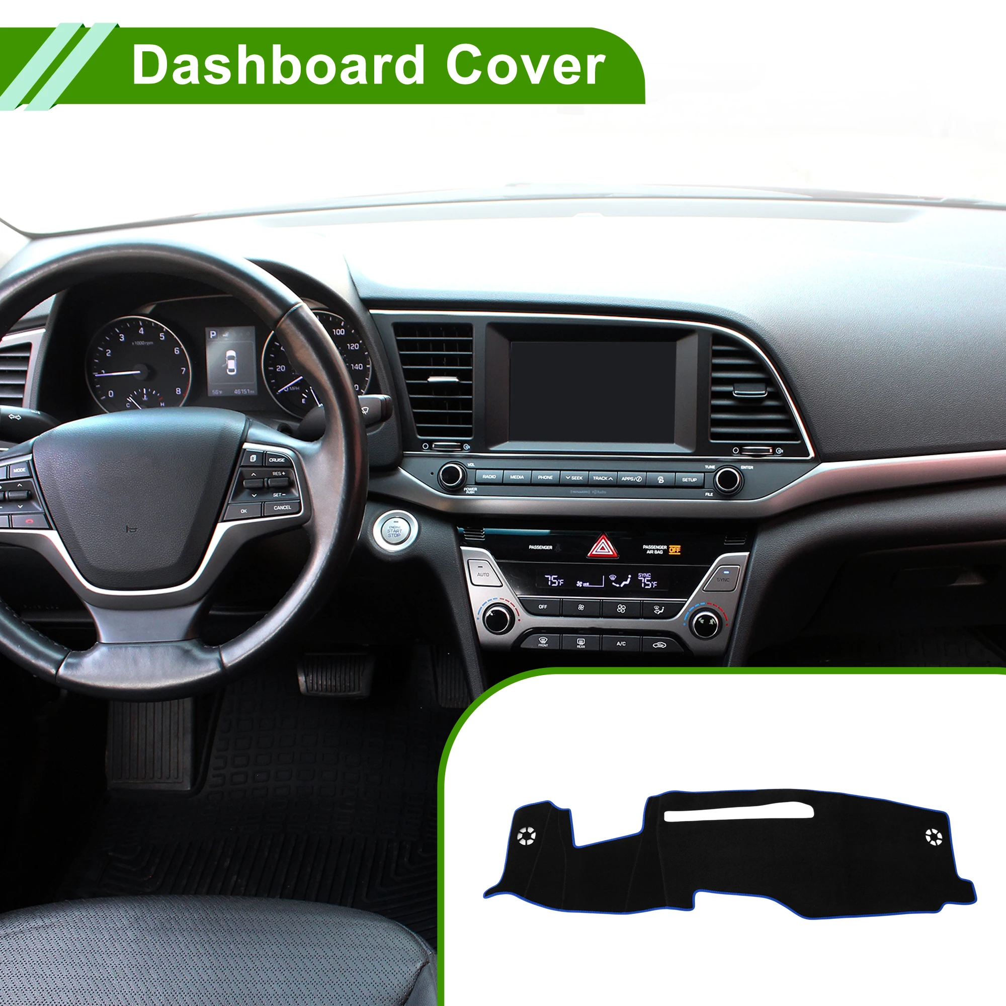 

UXCELL чехол на приборную панель для Chevy Silverado 1500, коврик для приборной панели, ковер, центральная консоль, коврик для приборной панели, противоскользящий коврик для салона автомобиля