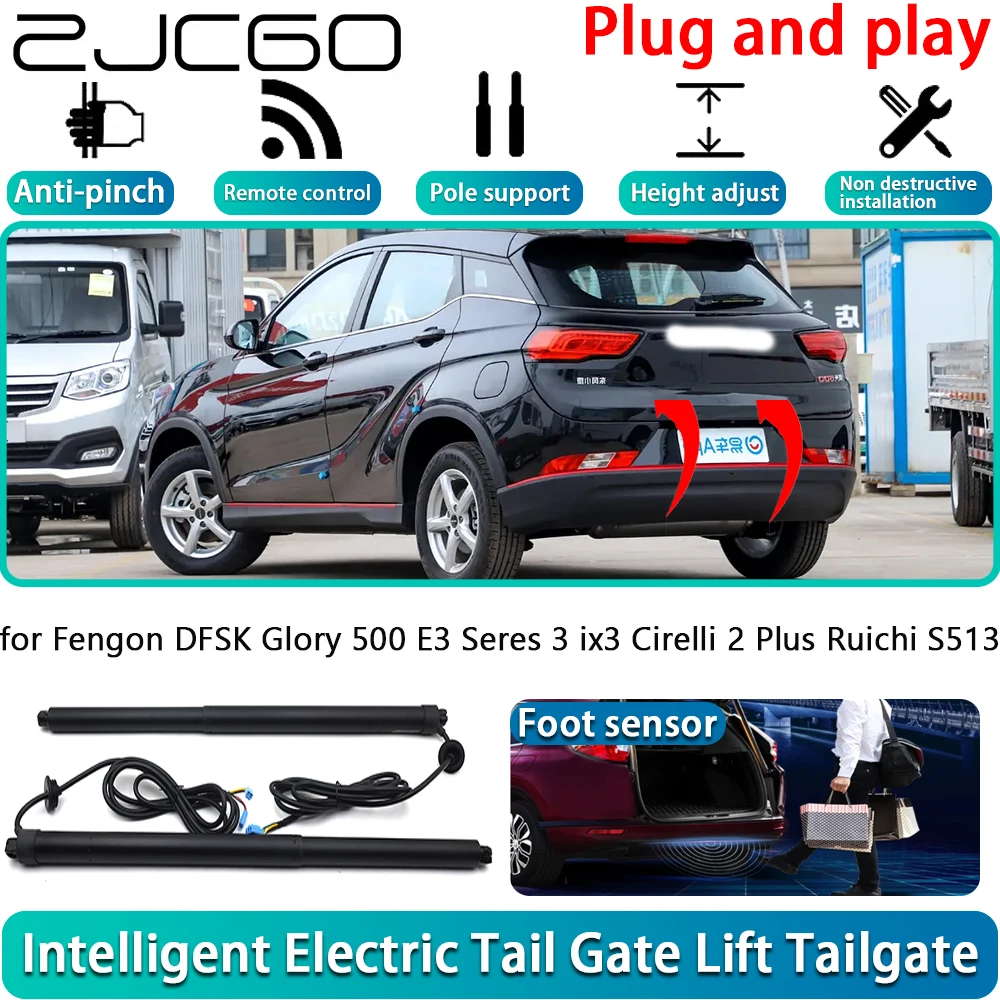 

or Fengon DFSK Glory 500 E3 Seres 3 ix3 Cirelli 2 Plus Ruichi S513 Powered Tailgate Power Liftgate Automatic Tailgate System