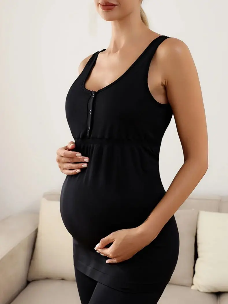 เสื้อโยคะสำหรับคุณแม่ให้นมบุตร ไม่ต้องใส่ชุดชั้นใน ดีไซน์หลังสวย เสื้อหลังคลอดสำหรับให้นมบุตรและหญิงตั้งครรภ์