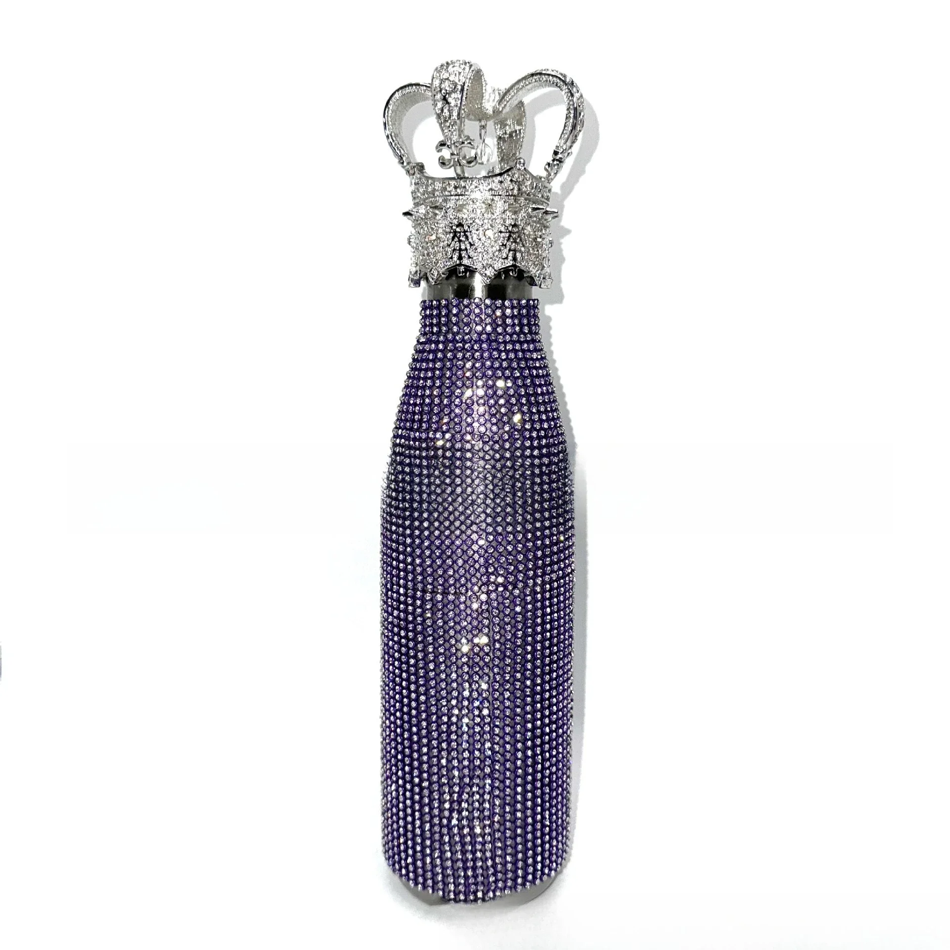 Large capacity crown thermos cup high-value creative water cup Internet celebrity rhinestone cup gift