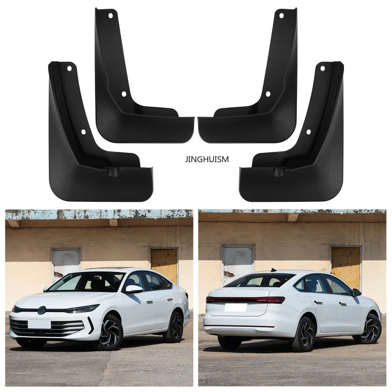 Mud Flaps Auto Accessories ABS Black Mudguards Exterior Splash Guards For VW Lavida Pro 2026 Tire Mud And Dirt Protection