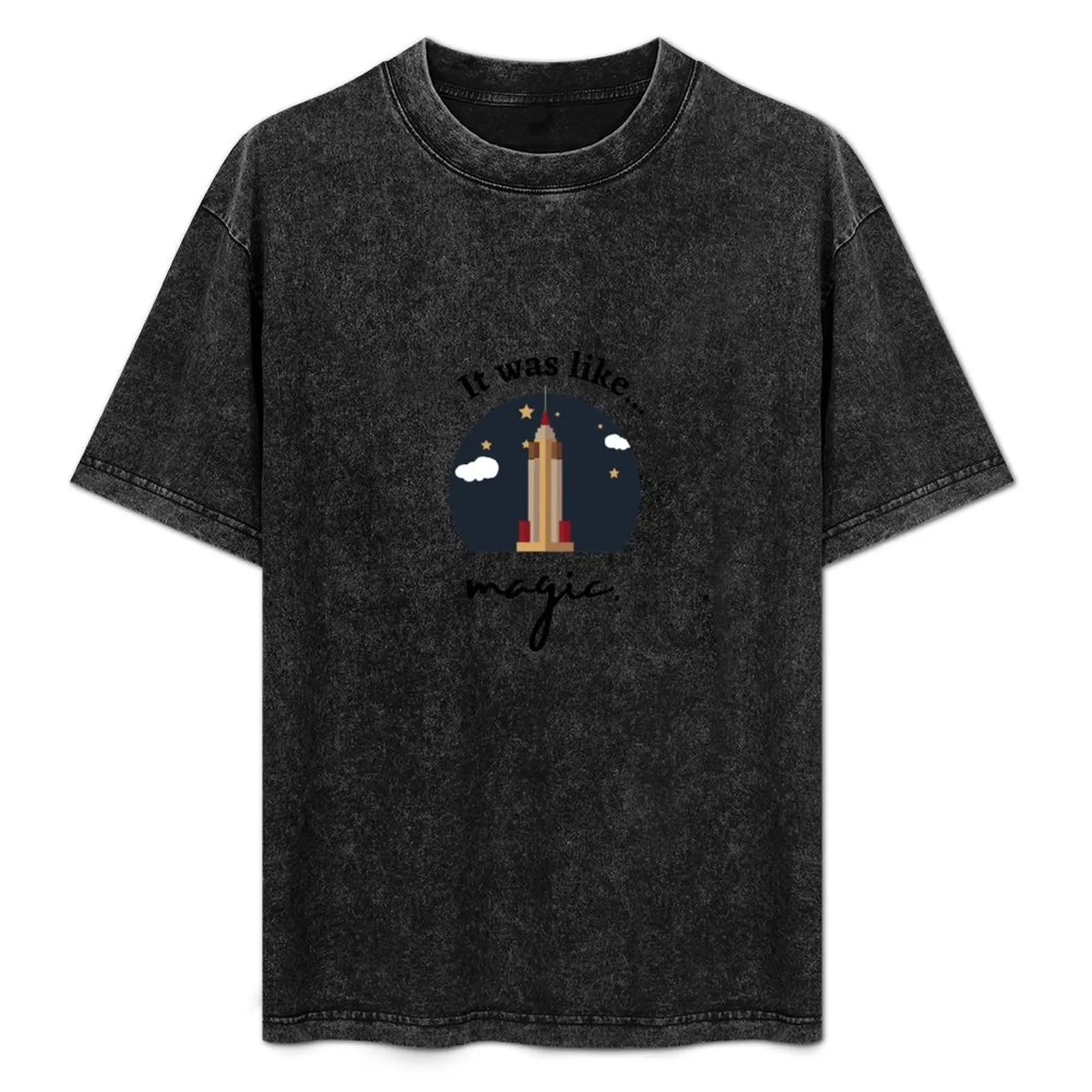 

Sleepless in Seattle/Magic T-Shirt Casual Loose Fit Short Sleeve T-Shirt