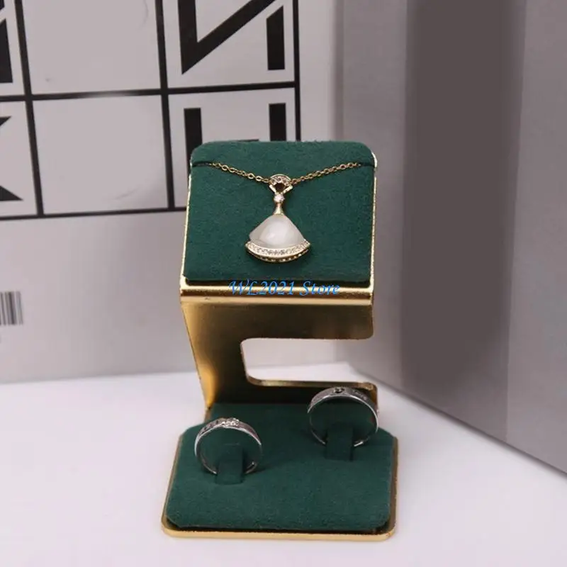 G5GC Metal Display Stand Z Type Jewelry Showccase Shelf for arring/netclace/watches #4