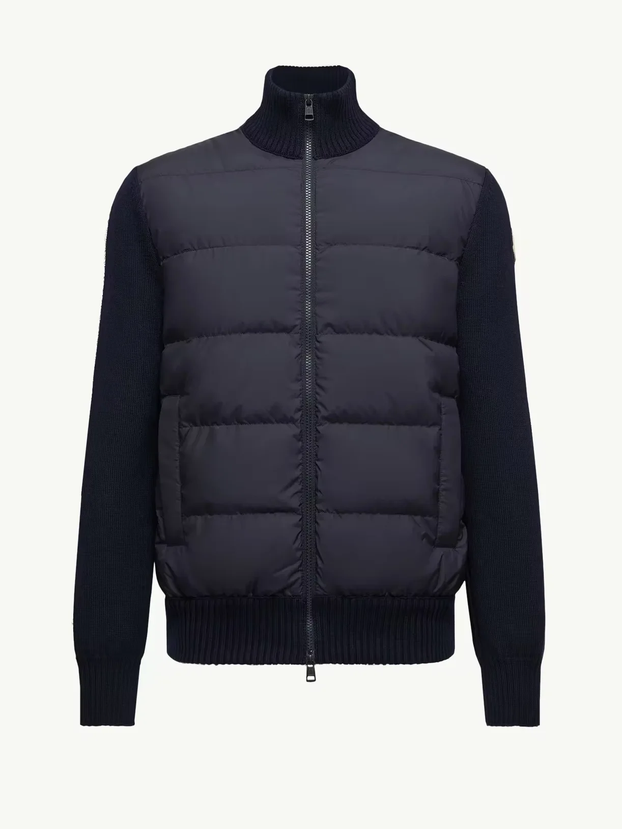Winter Cotton-padded Long-sleeved Stand-up Neck Sweater Jacket Casual Warm Cotton-padded Jacket Men's Clothing
