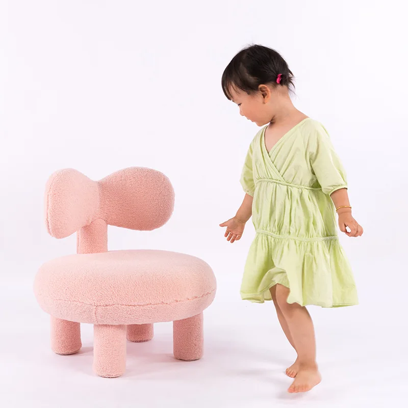 

Hot Selling Nordic children small sofa chair cute baby reading stool kindergarten Living Room Relax Lazy Lounge Chair