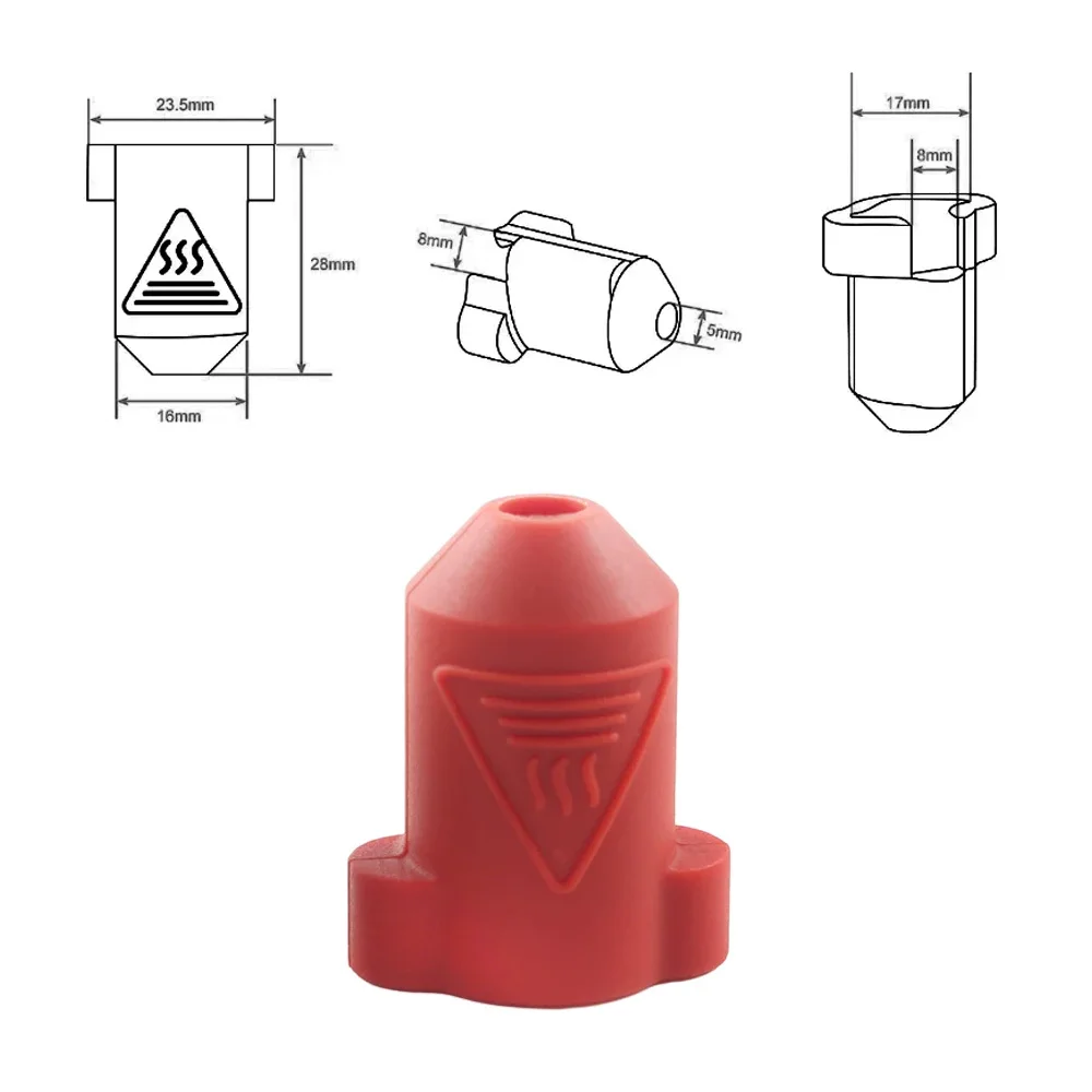 Силиконовые носки для Creality K1/K1C/K1 Max, 1 шт.