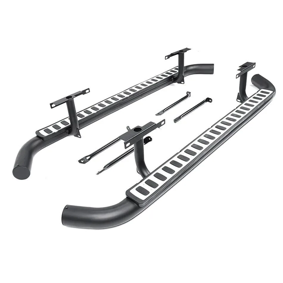 

Подходит для педалей Defender 2003-2019 Land Rover Defender 110, боковые педали, серебристые боковые педали