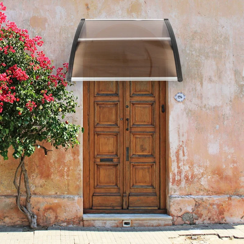 

40"x40" Back Door Canopy Polycarbonate Window Door Awning Outdoor Patio Shelter