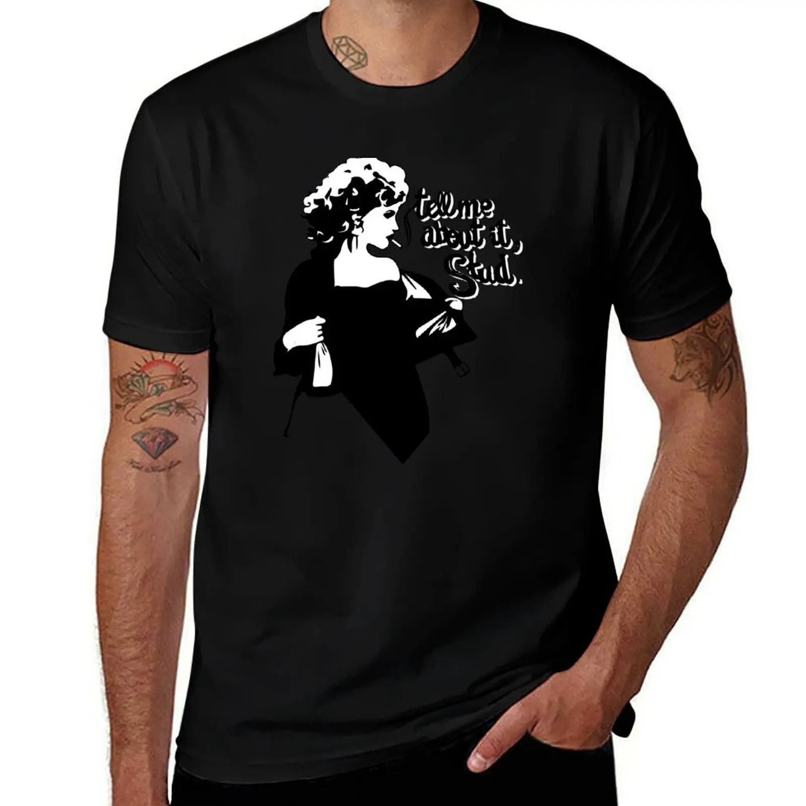 

Tell me about it T-Shirt Casual Daily Wear Short Sleeve Top