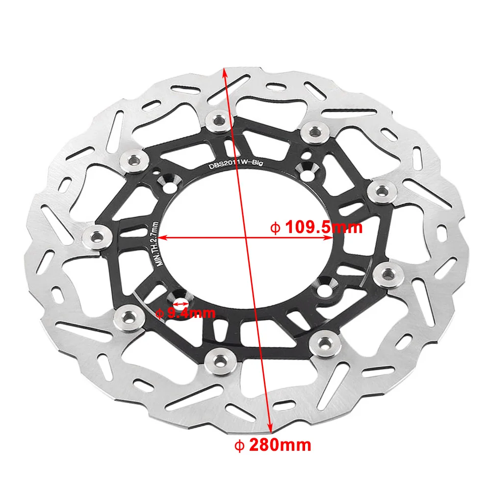 

Motorcycle Front Brake Disc Rotors For Kawasaki KX250 KX125 2006-2008 & KX450F KX250F 2006-2014 & KLX450R 2007-2016