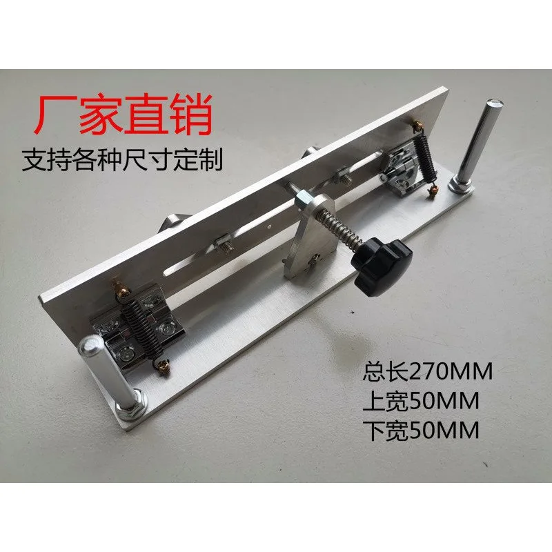 New Belt Machine Open V Clamp Angle Sharpener Handheld Flat Push Stainless Steel Open Rough Edge Multifunctional DIY Tool