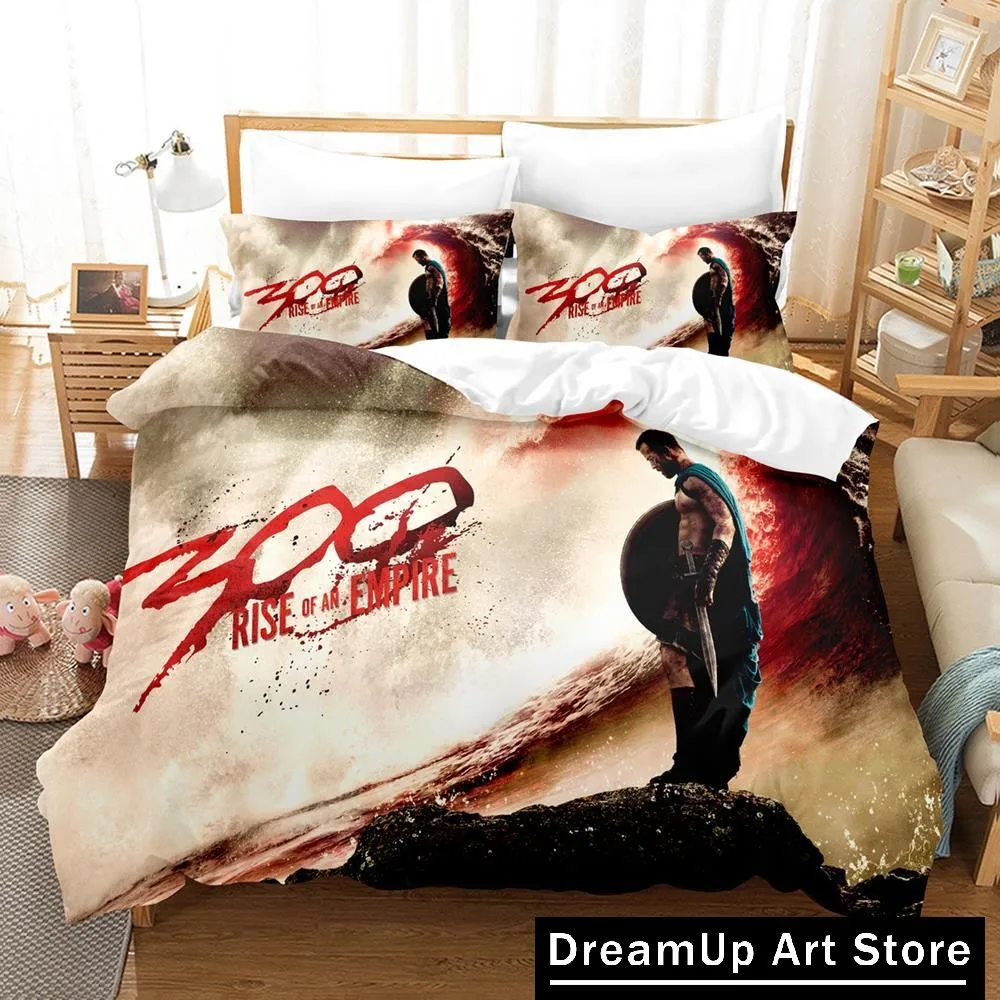 Spartan Bedding Set Single Twin Full Queen King Size Bed Set Aldult Kid Bedroom Duvetcover Sets 3D Print Anime Bed Sheet Set