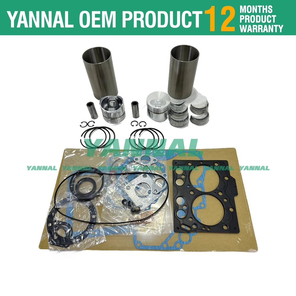 2TN66 2TN66E 2TN66L Overhaul Rebuild Kit For Yanmar Engine Kobelco SK007 Parts