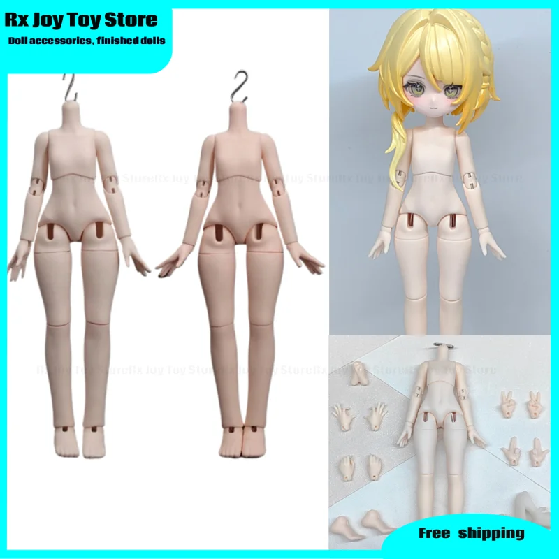 1/12 Scale Apocalypse prologue BJD Doll Body Replacement Hand Parts for Articulated Doll Body Multiple Skin Tones Wear Aluminum