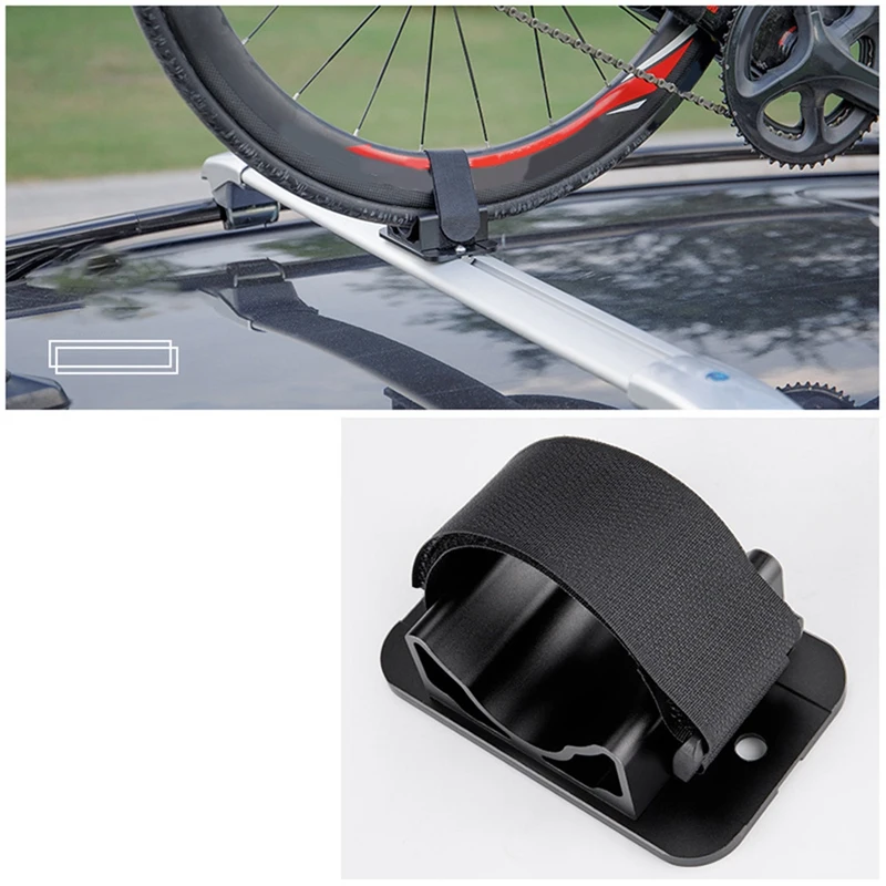 Bike Fork Mount Car Roof Rack Fixed Rack Carriers Adapter Quick Release Thru Axle Carrier Bicycle Fork Mount Car Carry Rack