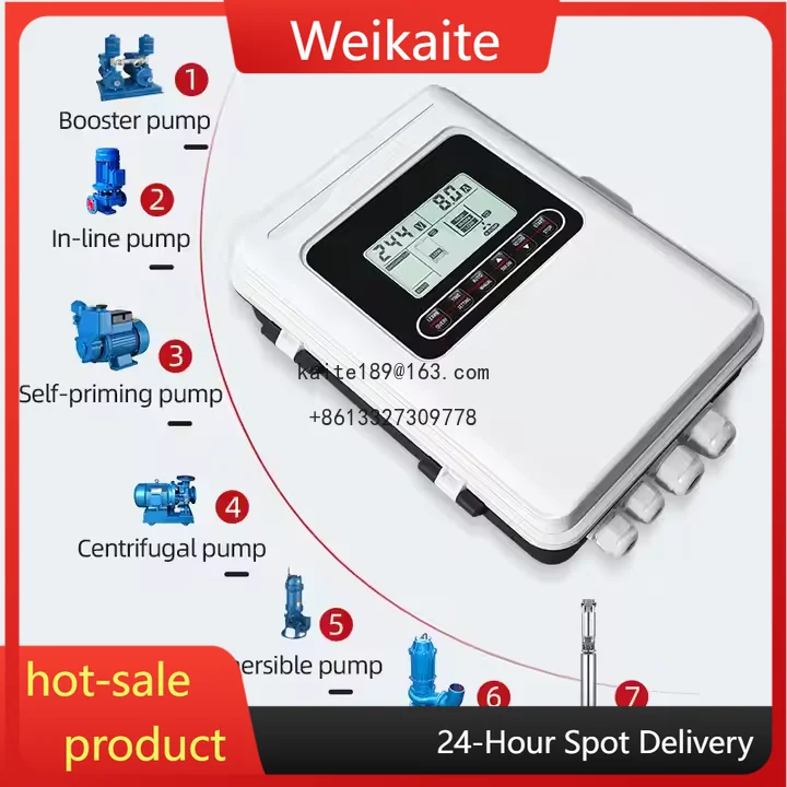 

Intelligent Control Box for Submerged Pumps High Pressure Water Pump Solar Pump Controller with Capacitor