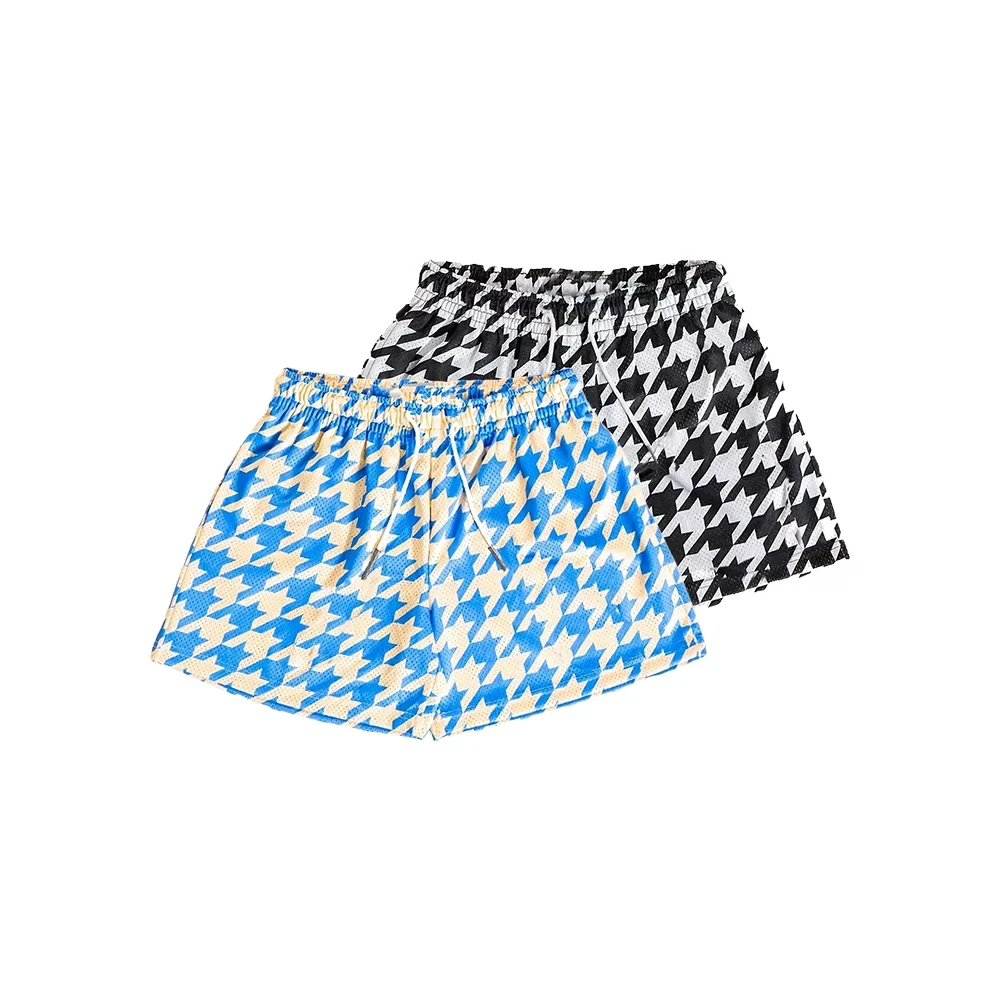 

New Hot-selling Star Pattern Basketball Sports Loose Running Shorts Outdoor Training Breathable Quick-drying Trend Shorts Moto