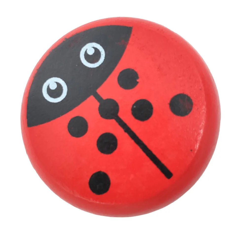 

Деревянный йо-йо-шарик Ladybird с гладкой поверхностью для детей, для игр на улице и в помещении, улучшающий гибкость пальцев, йо-йо для детей