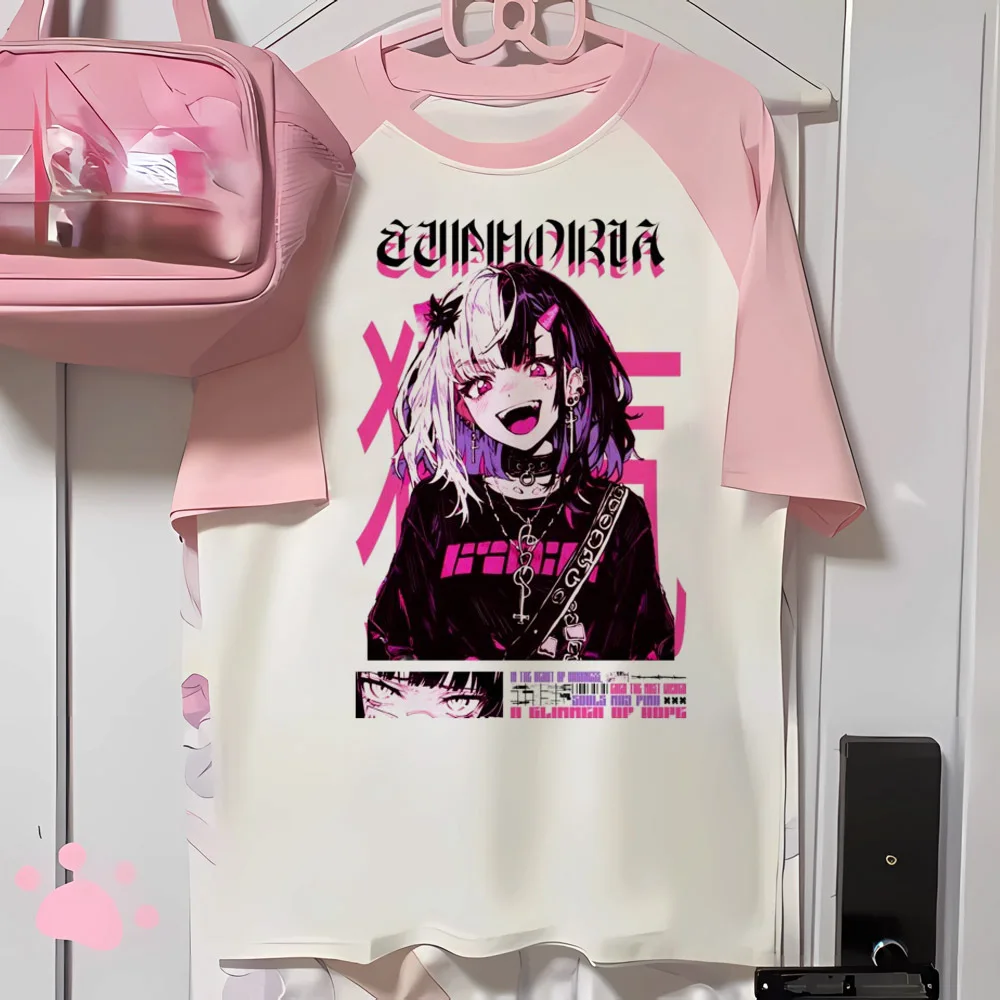 Crybaby tshirt women Japanese top girl y2k clothes