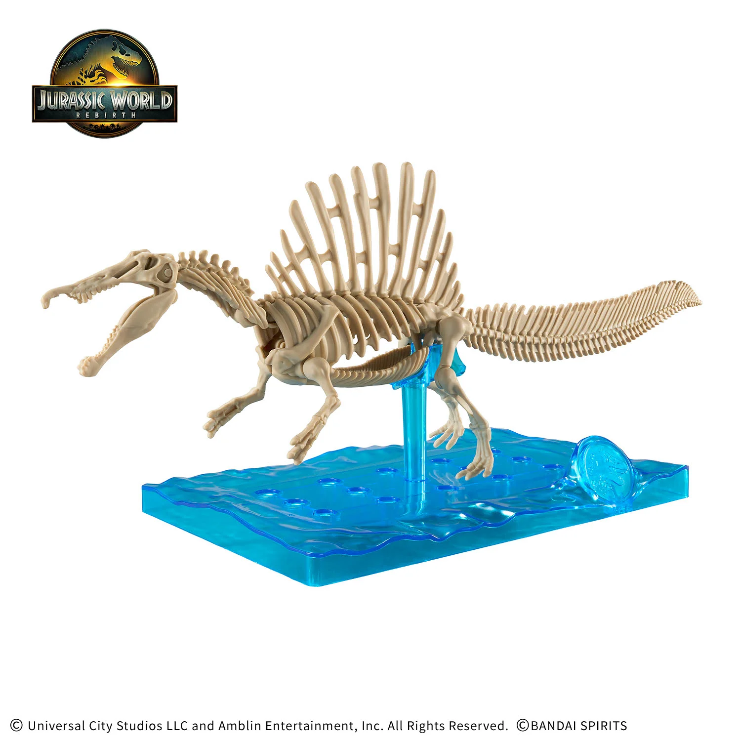 Bandai Genuine Original PLANNOSAURUS Model Kit In Stock Anime Figure JURASSIC WORLD Spinosaurus Assembly Model Toys Boys Gifts