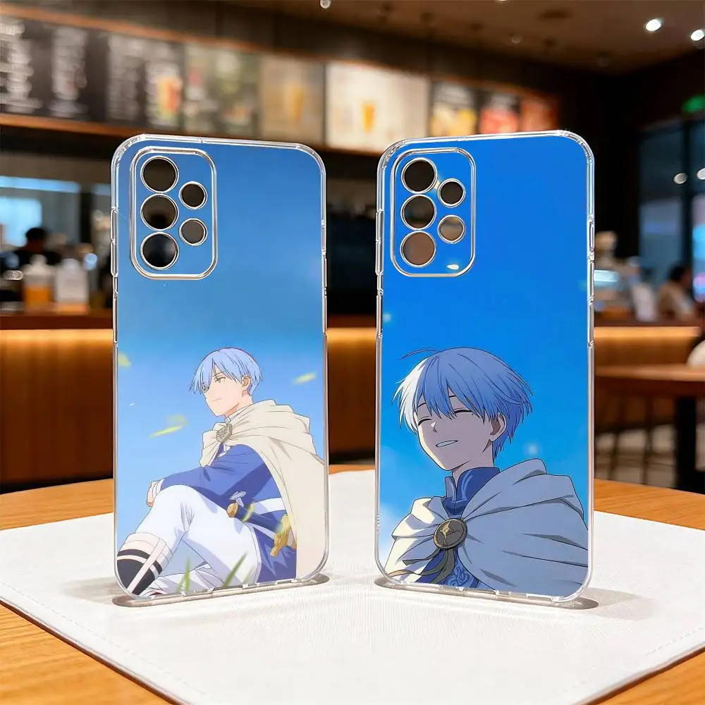 Amine Beyond Journey's End Himmel-l Phone Case For Samsung S25,S24,S21,S22,S23,S30,Ultra,S20,Plus,Fe Transparent Cover
