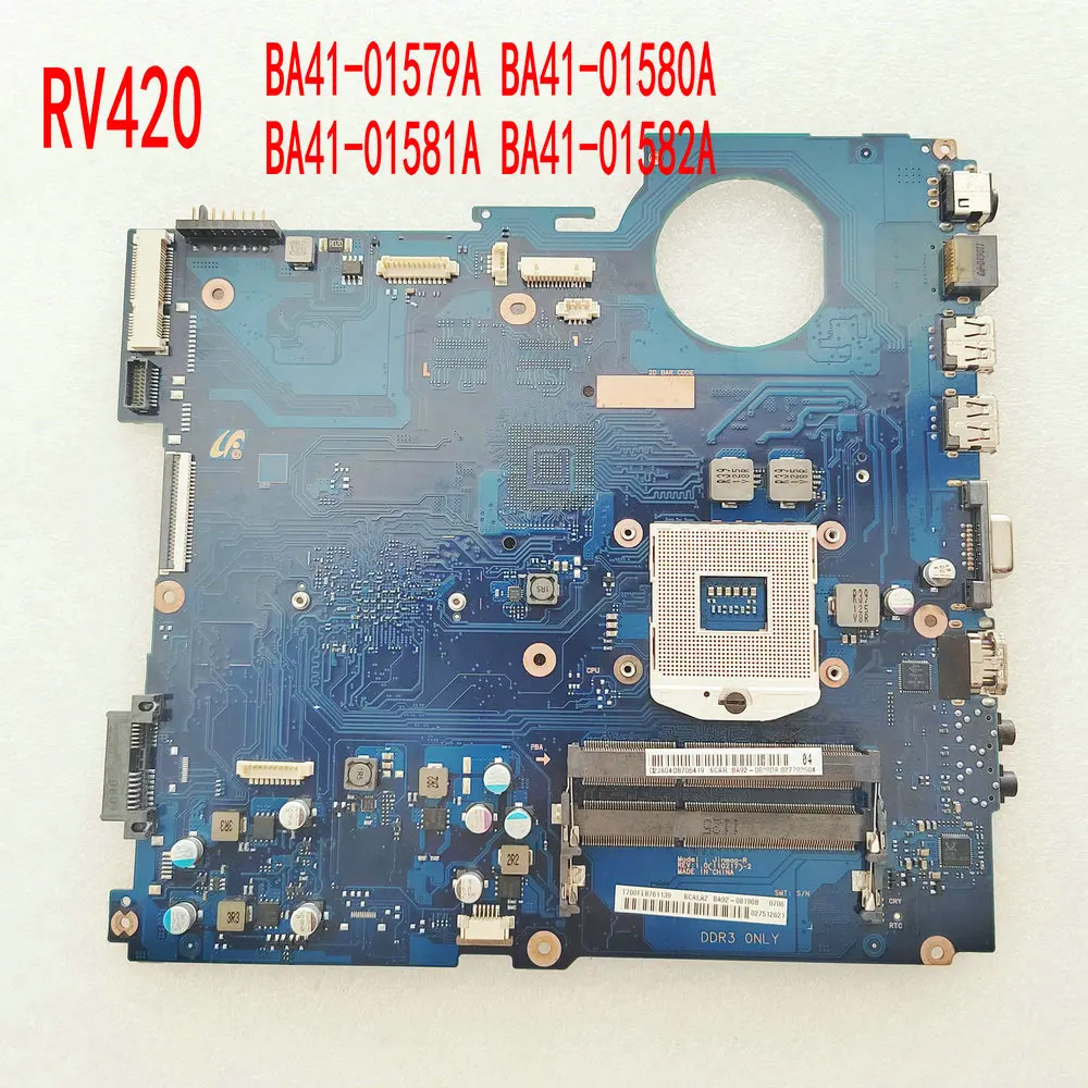 BA41-01579A BA41-01580A For Samsung RV420 NP-RV420 Laptop Motherboard BA92-08190B BA41-01581A BA41-01582A HM65 DDR3