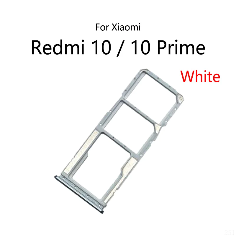 Для Xiaomi Redmi 10 FHD Prime 2022, новый слот для SIM-карты, держатель лотка для устройства чтения SIM-карт