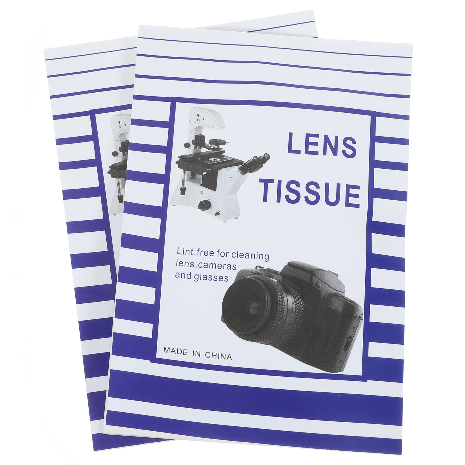 

100 pcs Lens Paper Eyeglass Cleaner Wipes Camera Screen Tissues Glasses Thin Prevent Scratches Dry Cleaning Microscope Optics CD