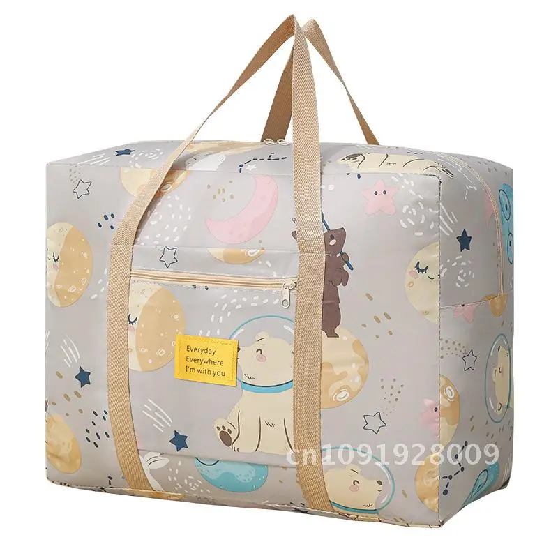 

Waterproof Thickened Oxford Cloth Quilt Storage Bag Portable Super Large Capacity Clothes Packing Bag for Multi-purpose Travel