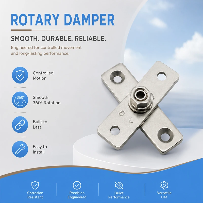 In-Line Wire Hollow Rotation Damper Foldable Desk Lamp Pivot Hinge with Free-Stop Function Adjustable Friction Shaft 1pcs