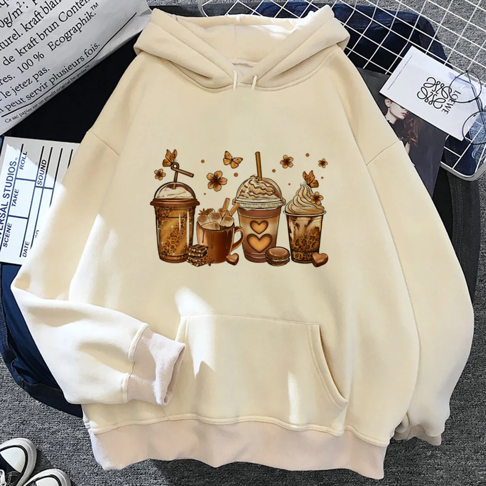 

Watermelon Coffee hoodies women 2023 funny aesthetic hoddies women Korean style pulls