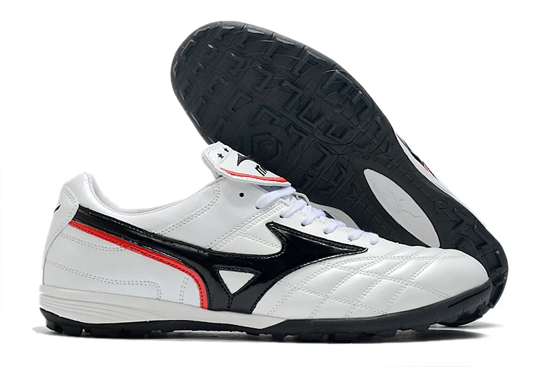 Authentic MizunoCreation WAVE CUP Classic TF Men's Sports Shoes MizunoOutdoor Sneakers Men Shoes White/Black ColorSize Eur 40-45