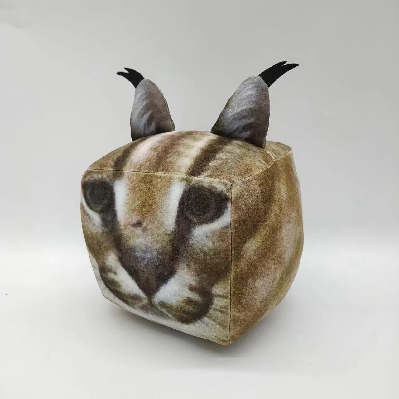 Cross-Border New Product Raise a Floppa Square Cat Plush Toy Factory Direct Sale