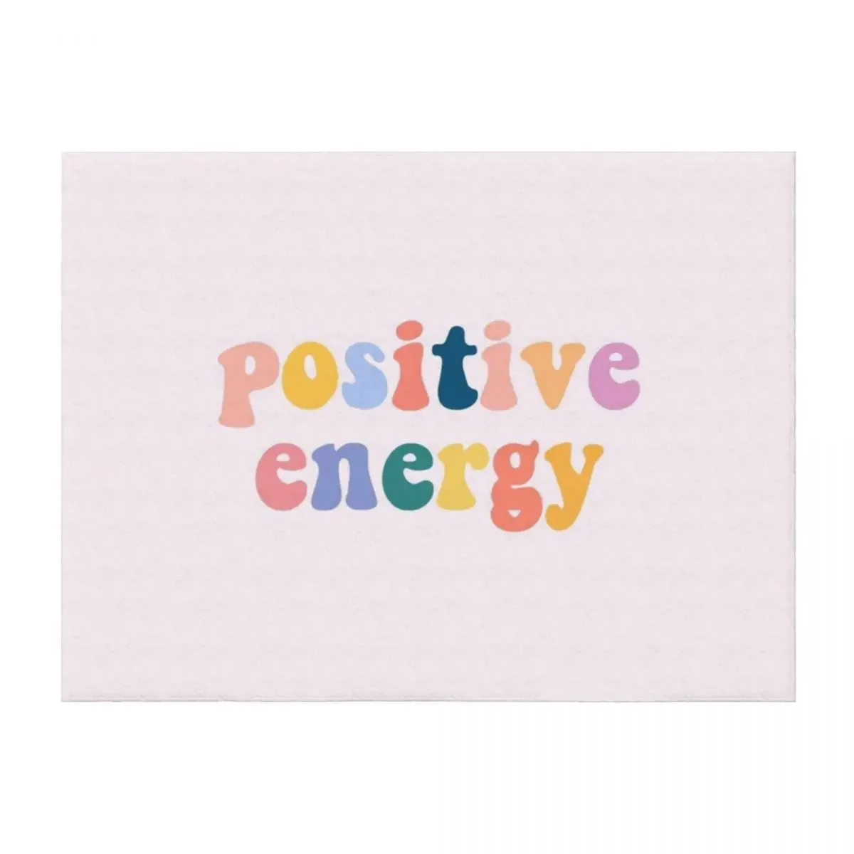 

Positive Energy Throw Blanket Hair Multi-Purpose christmas decoration Beach Blankets