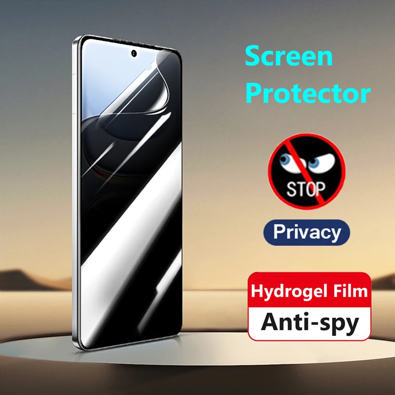 

For vivo iQOO 13 12 11 10 Z9s T3 Pro Z9 Turbo Plus Lite Z9x Z8x V40e 9T Y200 GT Anti Spy Hydrogel Film Privacy Screen Protector
