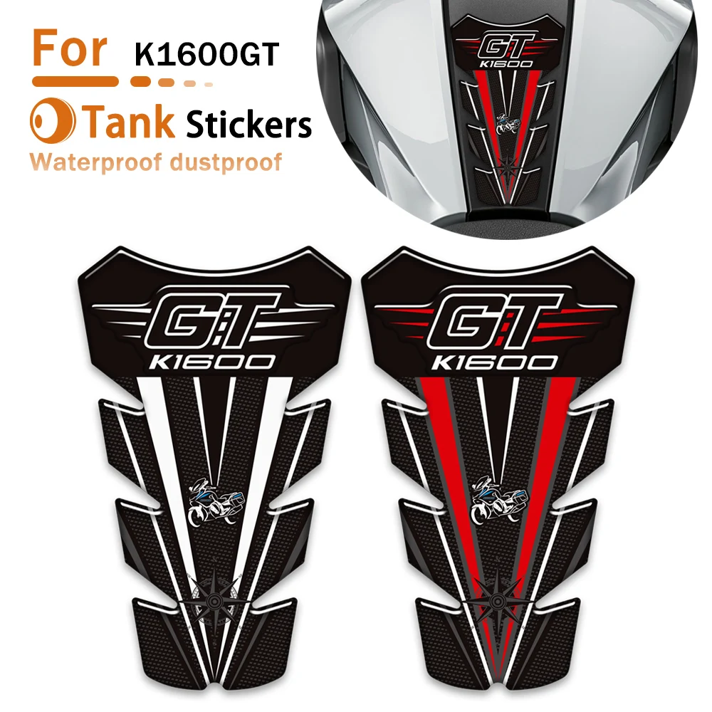 

For K1600GT K1600 K 1600 GT Motorcycle 3D Epoxy Resin Gas Fuel Oil Kit Knee Tank Pad Stickers Protection Emblem