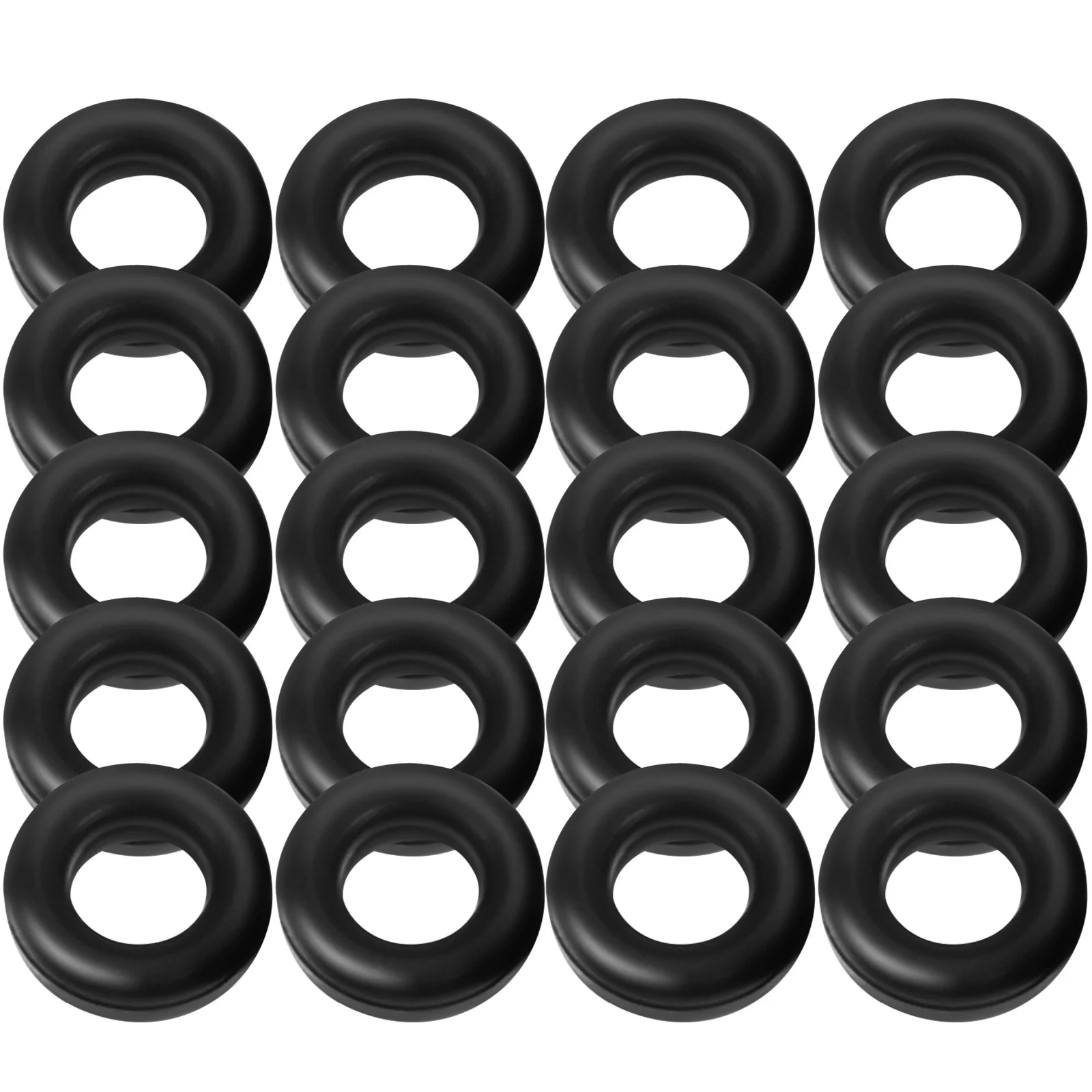 

10Pairs Eyeglass Anti-Slip Round Silicone Retainer for Reading Sunglasses Black Eyeglasses Temple Tips Silicone Retainer
