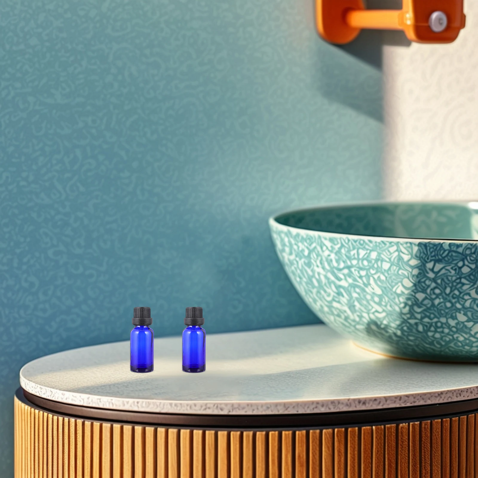 

15Pcs Essential Oil Containers 20Ml Clear Glass Dropper Bottles for Perfume Essential Fluids Portable Convenient Refillable