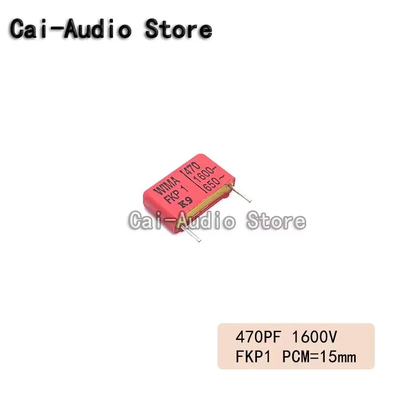 2PCS/5PCS/10PCS/Lot Brand NEW Germany WIMA FKP1 1600V 470PF 1600V471 Film Capacitor 1600v470pf 471 Pitch 15mm 10% FKP1T004704B00
