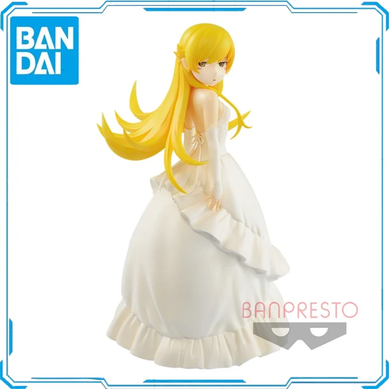 In Stock Original Bandai BANPRESTO EXQ Shinobu Oshino Vol.2 Action Figure Animation Toy Gift Model Collector Anime Hobby Genuine