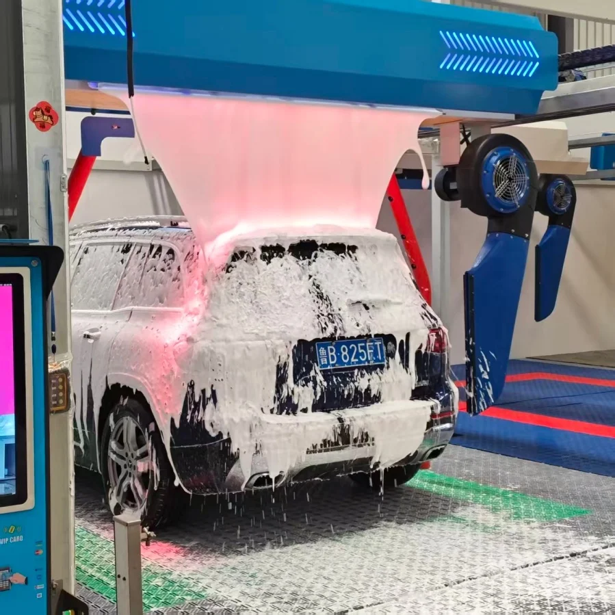 Smart Connected Unattended Car Wash System Touchless Automatic Energy Efficient Cost Effective for Commercial Car Wash Business