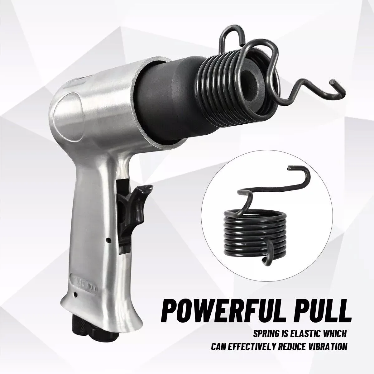 Air Needle Scaler Hammer Chisel Kit 4500 BPM Pneumatic Needle Gun for Metalworks