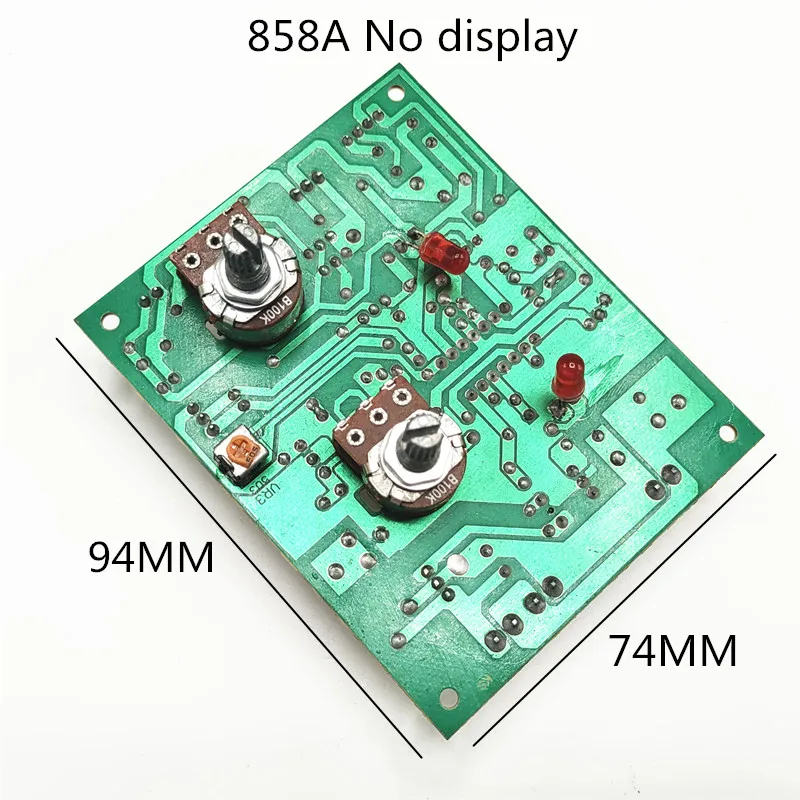 858A Hot Air Gun Circuit Board 858D Digital Display Adjustable Temperature Band Sleep Circuit Board Control Board