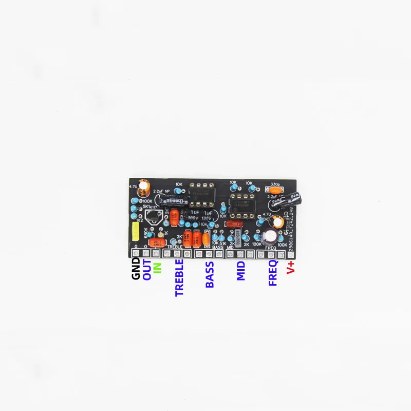 Built-in VM3 EQ for Preamp Active Circuit for Ebana Bass Repair Retrofit