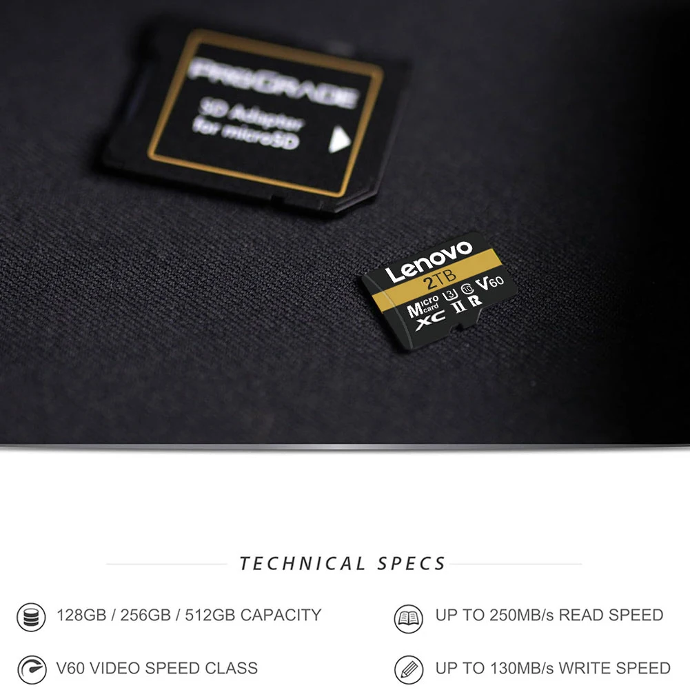 

Lenovo Micro Memory SD Card 512GB 128GB 64GB SD Card SD/TF Flash Card 256GB Class 10 Memory Card For Phone Network Card