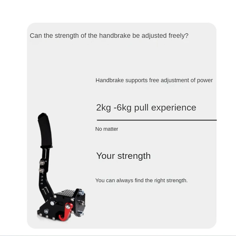 USB Handbrake For Rally For G29/G27/G25 PC Hall Sensor USB SIM Racing For Racing Games T300 T500 HB1009